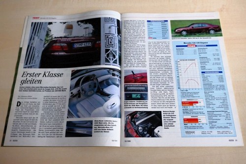 Mot 1998 mercedes clk 430 - mot, 18/1998
